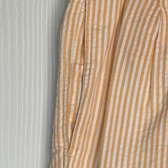 Men’s Shorts Size 38 Cotton Orange Pleated James Tattersall - Picture 14 of 16